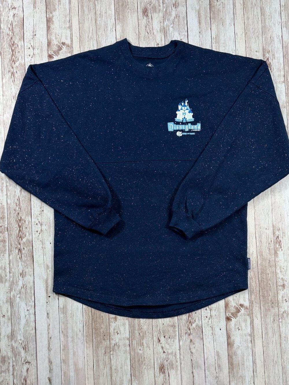 Disneyland 65th Anniversary Spirit Jersey sz XS Happiest Place On Earth Glitter